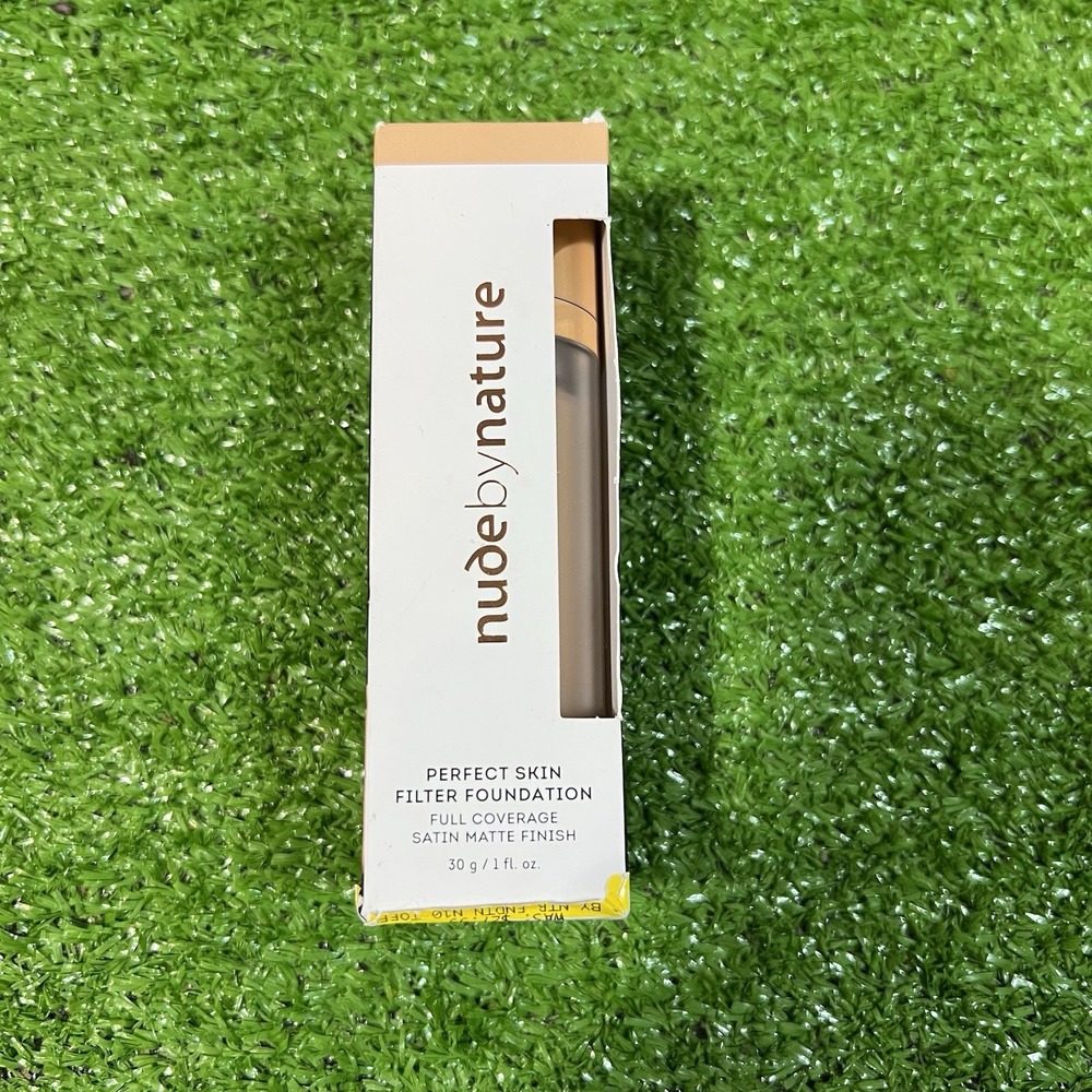 nude by nature foundation C5 sunkissed full coverage foundation matte finish NWT